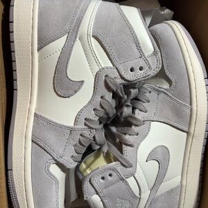 Jordan Gray and Cream Sneakers